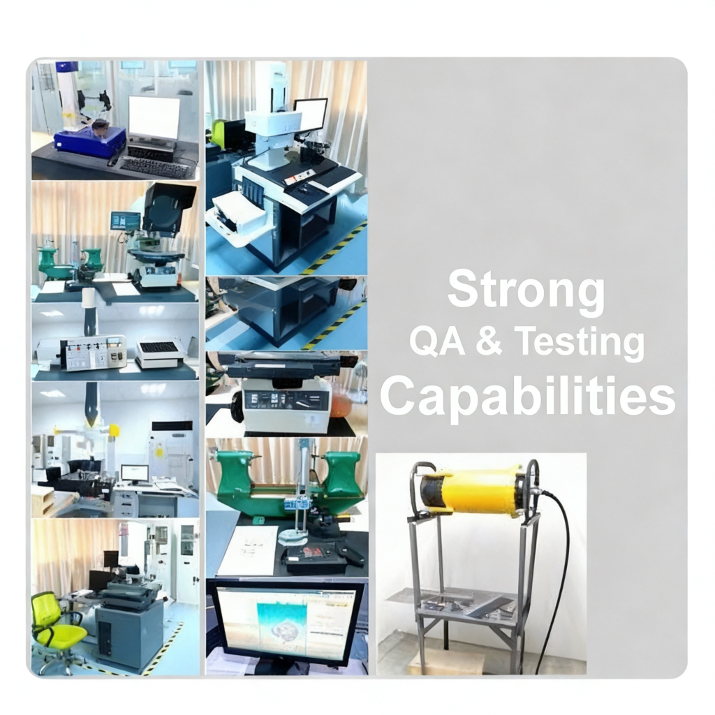 Quality assurance and turbocharger testing equipment